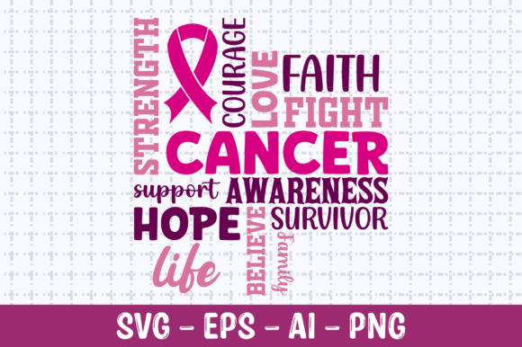 Cancer Awareness Support Survivor SVG Review for Real Projects