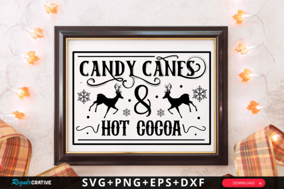 Candy Canes and Hot Cocoa SVG Design Review for Real Projects
