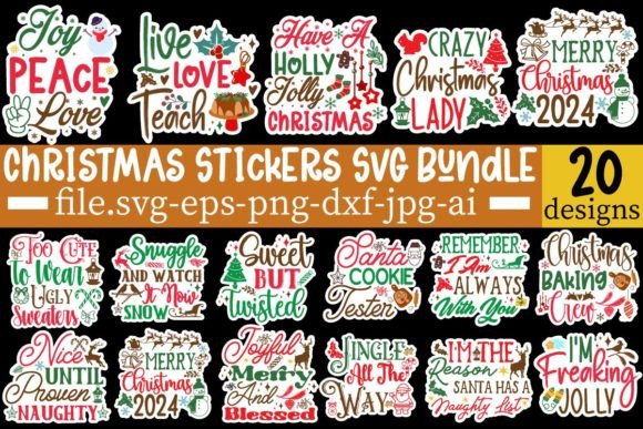 Christmas Stickers SVG Bundle Review: A Designer’s Perspective