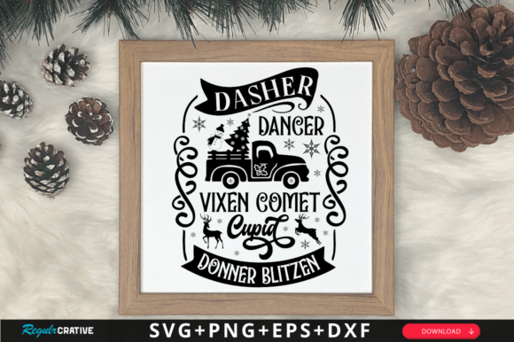 Dasher Dancer Vixen Comet Svg Design Review