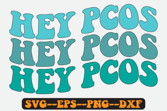 Hey Pcos Quote Retro Svg Design Review