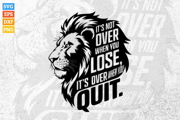 It’s Not Over When You Lose, Lion SVG Review