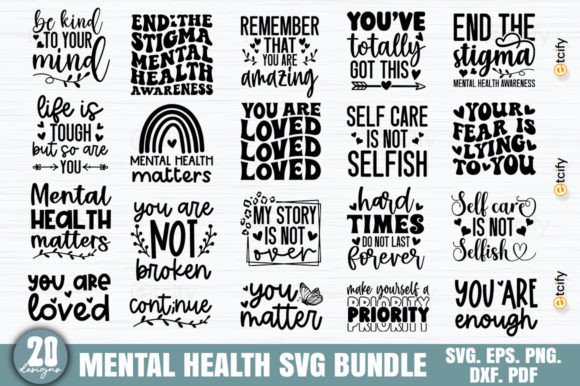 Mental Health Quotes SVG Bundle Review for Real-World Embroidery Projects