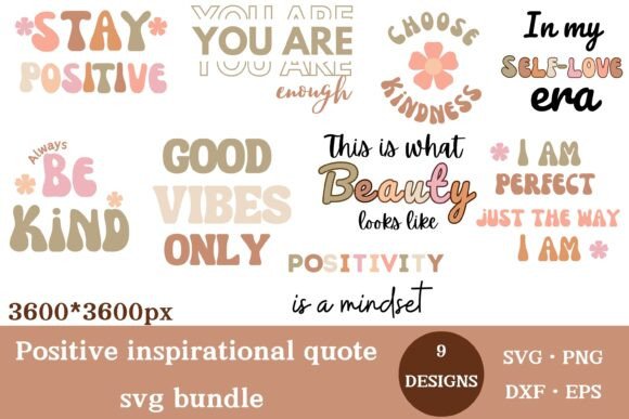 Positive Inspirational Quotes Bundle Review: A Designer’s Perspective