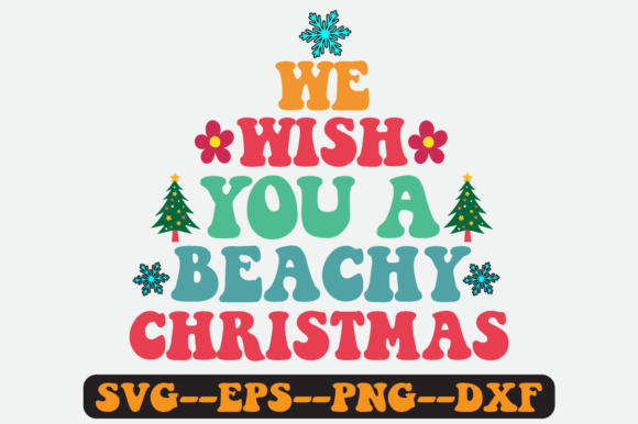 We Wish You a Beachy Christmas Retro Svg Review